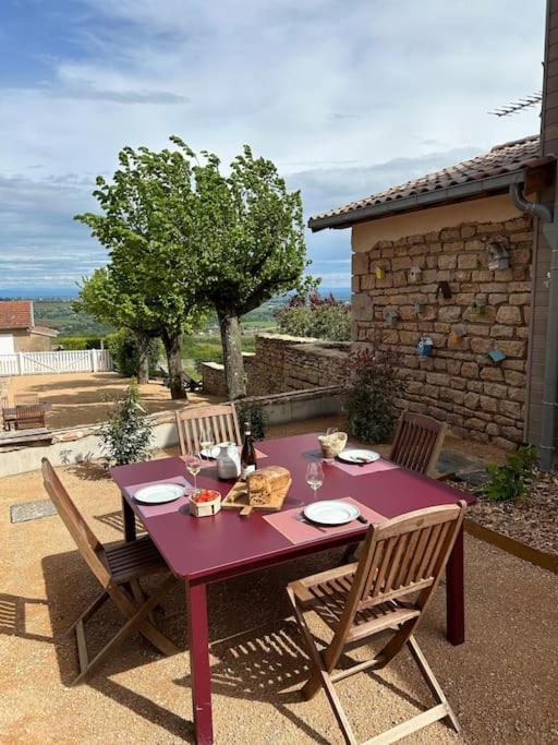 Le Tinailler Grand Standing Au Coeur Des Vignes Vila Prissé Exterior foto