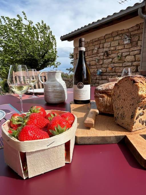 Le Tinailler Grand Standing Au Coeur Des Vignes Vila Prissé Exterior foto
